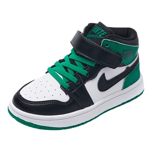 儿童运动鞋加绒男童鞋子女童真皮百搭棉鞋休闲儿童运动鞋跑步鞋子