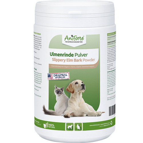 Aniforte宠物猫咪狗狗通用滑榆树皮粉肠胃调理修复胃黏膜腹泻呕吐