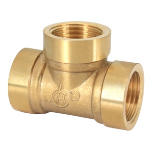 全铜加厚内丝三通接头DN15/20变径1/2分/3/4分1.2寸T型接水管配件