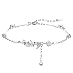 老凤祥麦穗银S925银手链女2026年新款轻奢精致高端手链小众