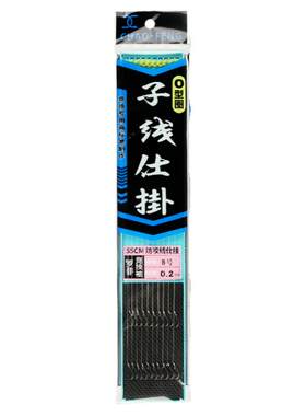 超锋钛合金鱼钩PE防咬线仕挂罗非