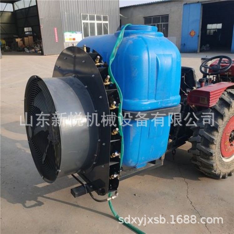 悬挂式风送喷雾打药机 果树葡萄树弥雾机 1000斤车载式风送喷药机