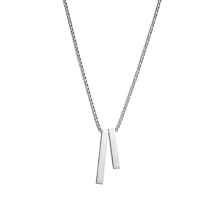 钛钢男士吊坠项链男款潮流男生小众高级感潮牌百搭链子配饰毛衣链