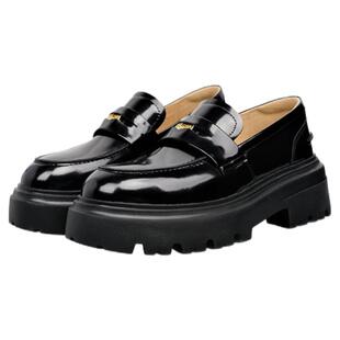 【头层牛皮】星期六真皮厚底乐福鞋女英伦风小皮鞋一脚蹬复古单鞋