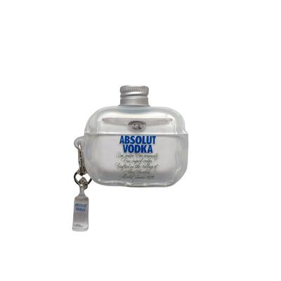 创意立体瓶盖伏特加适用苹果耳机保护套airpods4无线蓝牙耳机壳三四airpodpro2二代ipod耳机盒airpods3保护壳