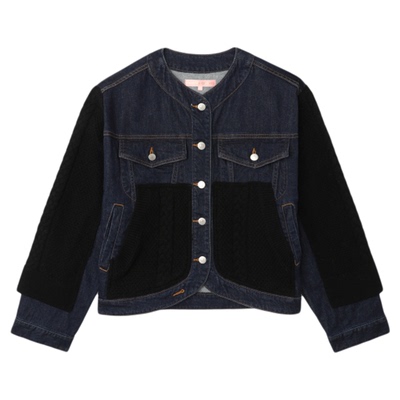 Tsumori Chisato PATCHWORK DENIM JACKET