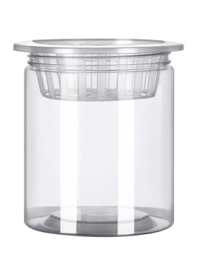 透明塑料盆带定植篮水培器皿蔬菜