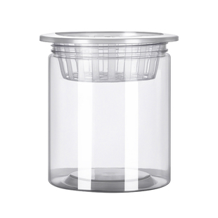 水培器皿塑料透明圆柱形花盆蔬菜豆种子多肉荔枝红薯定植篮种植瓶