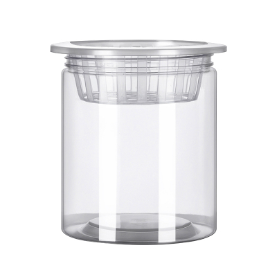 透明塑料盆带定植篮水培器皿蔬菜