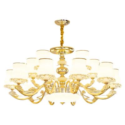 客厅现代简约欧式吊灯锌合金