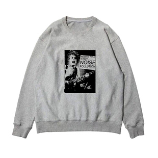 acdc-angus-young硬摇滚吉他朋克风重音乐加绒宽松圆领卫衣外套