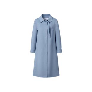 【柔软静奢风】VGRASS中式盘扣冬新款100%绵羊毛毛呢大衣女