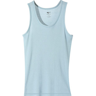 七匹狼背心男纯棉内衣吸汗衫修身全棉夏季薄款两根筋二道男生被心