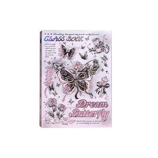 蝴蝶同学录小学生六年级同学录韩系ins风2026新款高颜值小众不撞款小学毕业留言通讯录二次元小众小红书同款