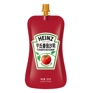 亨氏立袋番茄沙司小袋装家用汉堡水果蔬菜沙拉酱手抓饼番茄酱料