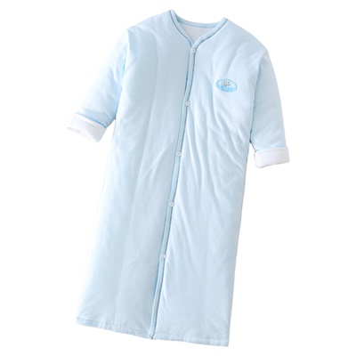 儿童三层夹棉睡衣女童睡袍睡袋