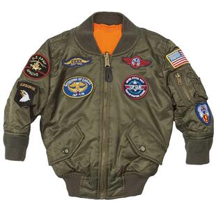 ALPHA 阿尔法 MA-1经典款 女款少女少年飞行夹克棉服外套潮牌秋冬