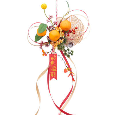 高级花艺门上挂件新居墙轻奢装饰