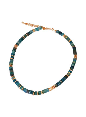 XMR新中式水墨风蓝宝石项链