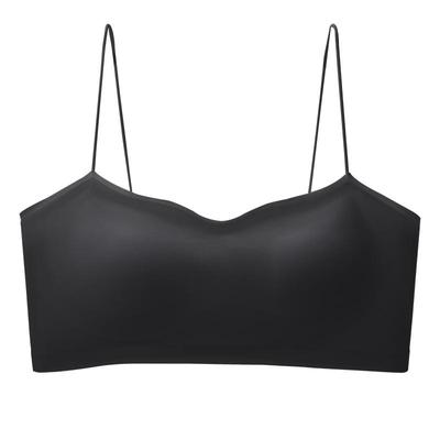 细肩带内衣女小胸聚拢粉底液隐形