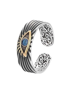 复古个性高级感上帝之眼戒指