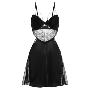 真丝睡衣女夏季薄款桑蚕丝吊带睡裙高级感性感睡裙家居服套装礼盒