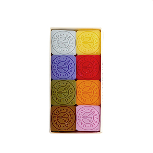 艾柏卉意大利进口迷你芳香皂礼盒8块装温和洁面沐浴手工皂正品