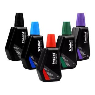 卓达公章回墨7011红色印油印章专用补充液万次翻转姓名章子蓝色黑色绿紫进口速干办公财务会计使用印台墨水