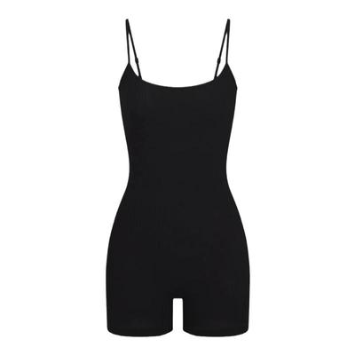 skims吊带连体修身三分裤