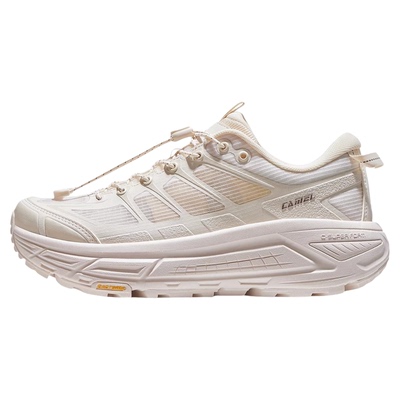 骆驼碳zero跑鞋2代运动鞋女款厚底增高休闲鞋百搭白色复古慢跑鞋