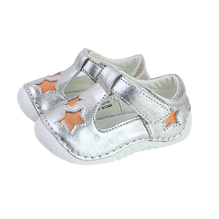 美格新宝宝学步鞋小羊皮机能鞋软底防踢防滑婴儿包头真皮稳稳童鞋