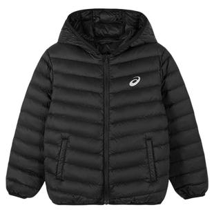 亚瑟士儿童排骨羽绒服童装新款冬装男童黑色短款轻薄女童三防外套