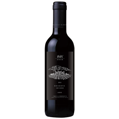 美贺庄园珍藏干红葡萄酒 国产红酒 宁夏贺兰山 节日送礼 375ml