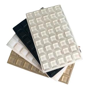 梯形透明防撞胶粒黑色硅胶垫乳白色门窗防滑衣柜自粘家具缓冲胶垫