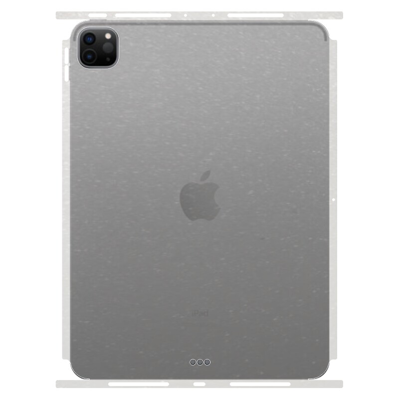 MonsterDesign适用于新款IPAD系列IPADPRO后膜AIR全包边框MINI背膜充电口保护透明哑光磨砂碳纤维