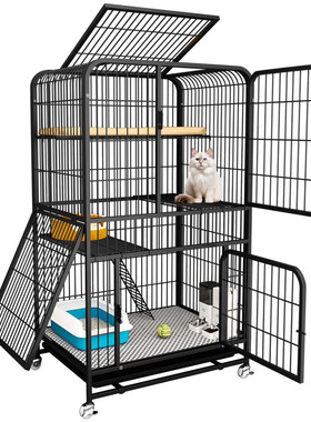 猫笼大空间室内猫别墅猫窝猫产房