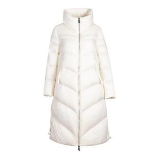 傲丝度过膝鹅绒服外套女冬季小个子时尚中长款保暖加厚羽绒服