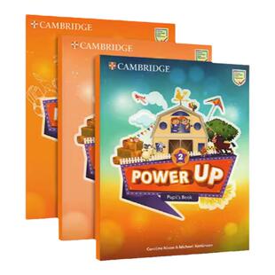 powerup剑桥国际少儿英语教材现货原版进口Power Up 2 级学生用书+练习册+家庭活动手册3本含在线账号 学生套装A1YLE Movers备考书