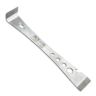 沃一工具不锈钢撬棒3MM加厚翘棒起钉拆线工具多功能撬棍木板铲刀