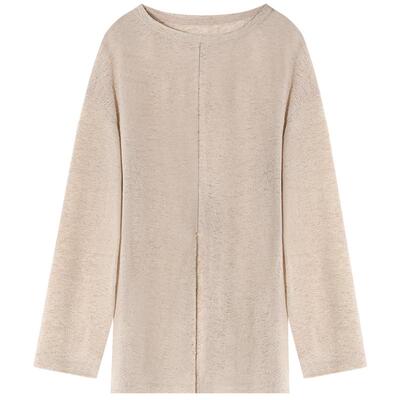 COCOBELLA微透视开叉针织衫