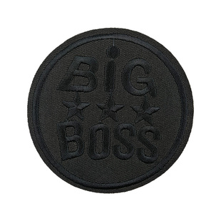 圆形刺绣布贴黑色藏青图案补丁贴衣服羽绒服裤子修补破洞贴布手缝