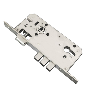 8550锁体双舌 5085锁体大门防盗门房门轴承锁方边单孔240mm*22mm