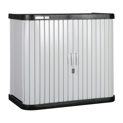 爱丽思户外储物柜防水防晒带架子