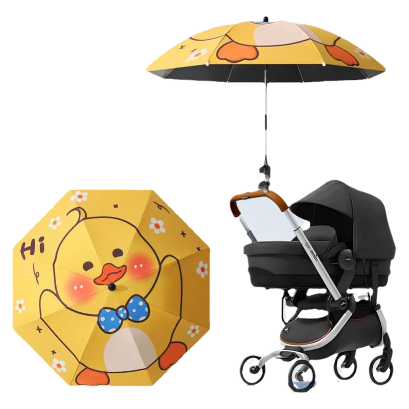 婴儿车遮阳伞加大遛娃神器推车防晒伞雨伞宝宝车儿童车通用遮阳棚