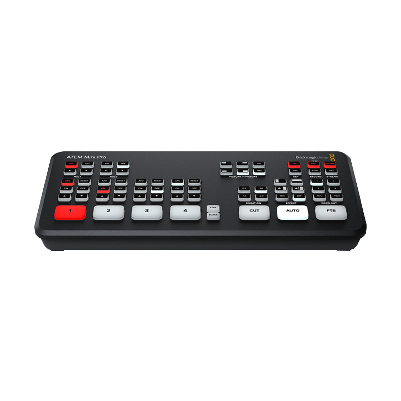 Blackmagic Design BMD ATEM Mini Pro切换台直播导播台推流一体四路八路HDMI中控台高清
