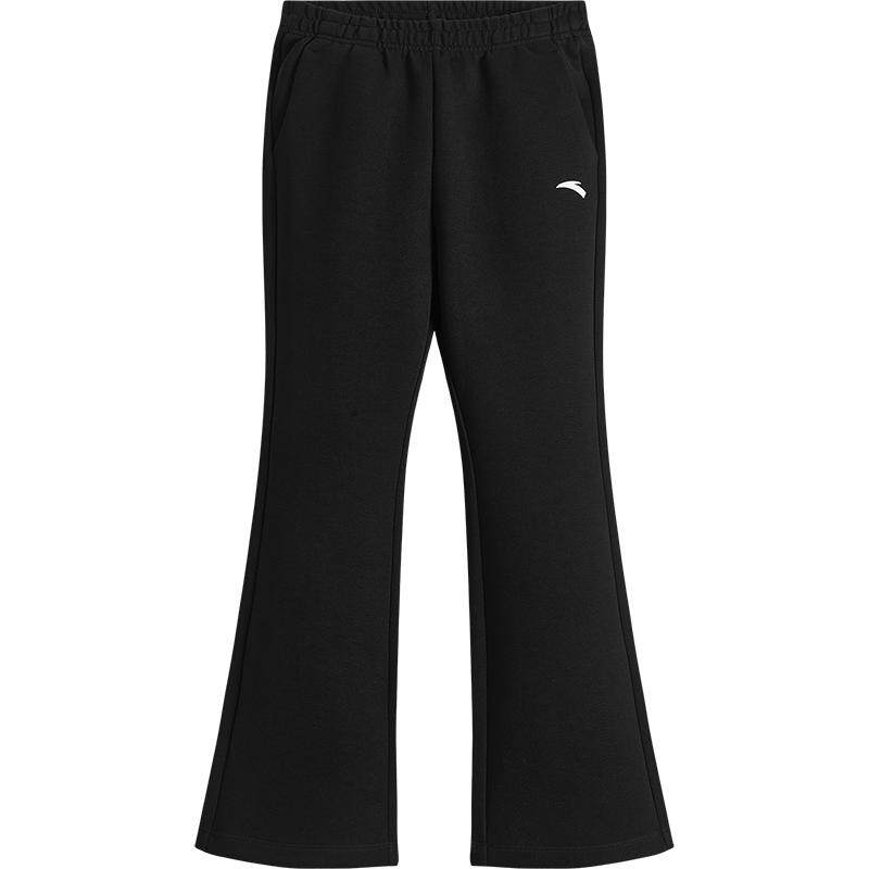 安踏儿童装女大童裤子喇叭裤春秋款2026春季新款春装运动裤微喇裤