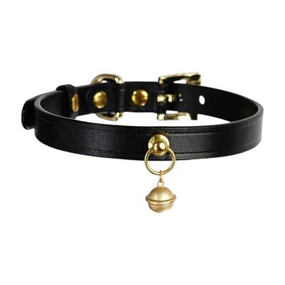 项圈【小奶铃】工期15天Choker手工定制真皮刻字定做订做蛇骨项圈