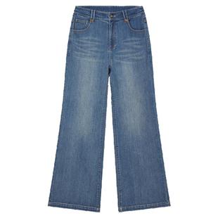 百斯盾女装牛仔裤2026早春款直筒喇叭裤宽松显瘦长裤百斯盾21008