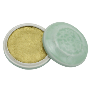 漳州市八宝印泥厂 精致盒装书画书法篆刻 金色印泥30克