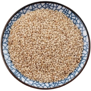 带皮生白芝麻 山西特产芝麻仁生芝麻可做芝麻油杂粮500g